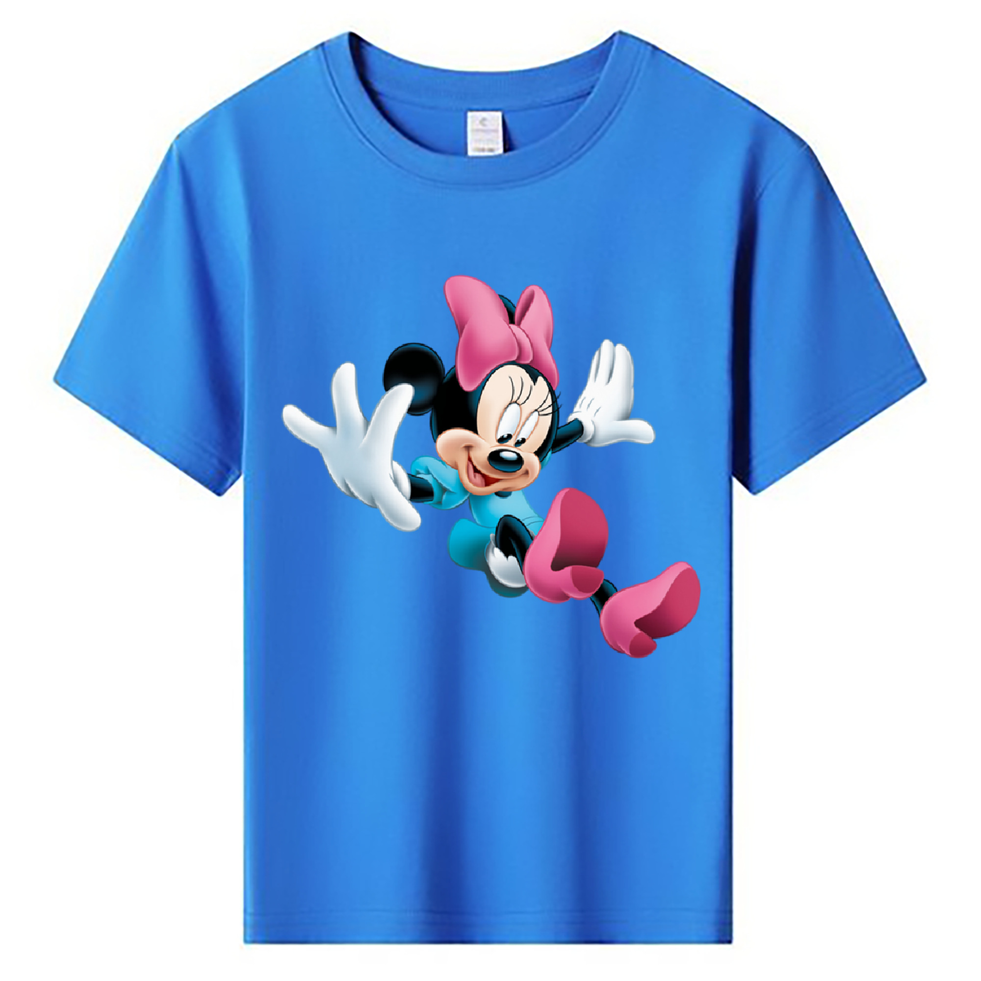ミッキーマウス Mickey Mouse 綿100％キッズTシャツ（フロントプリント）